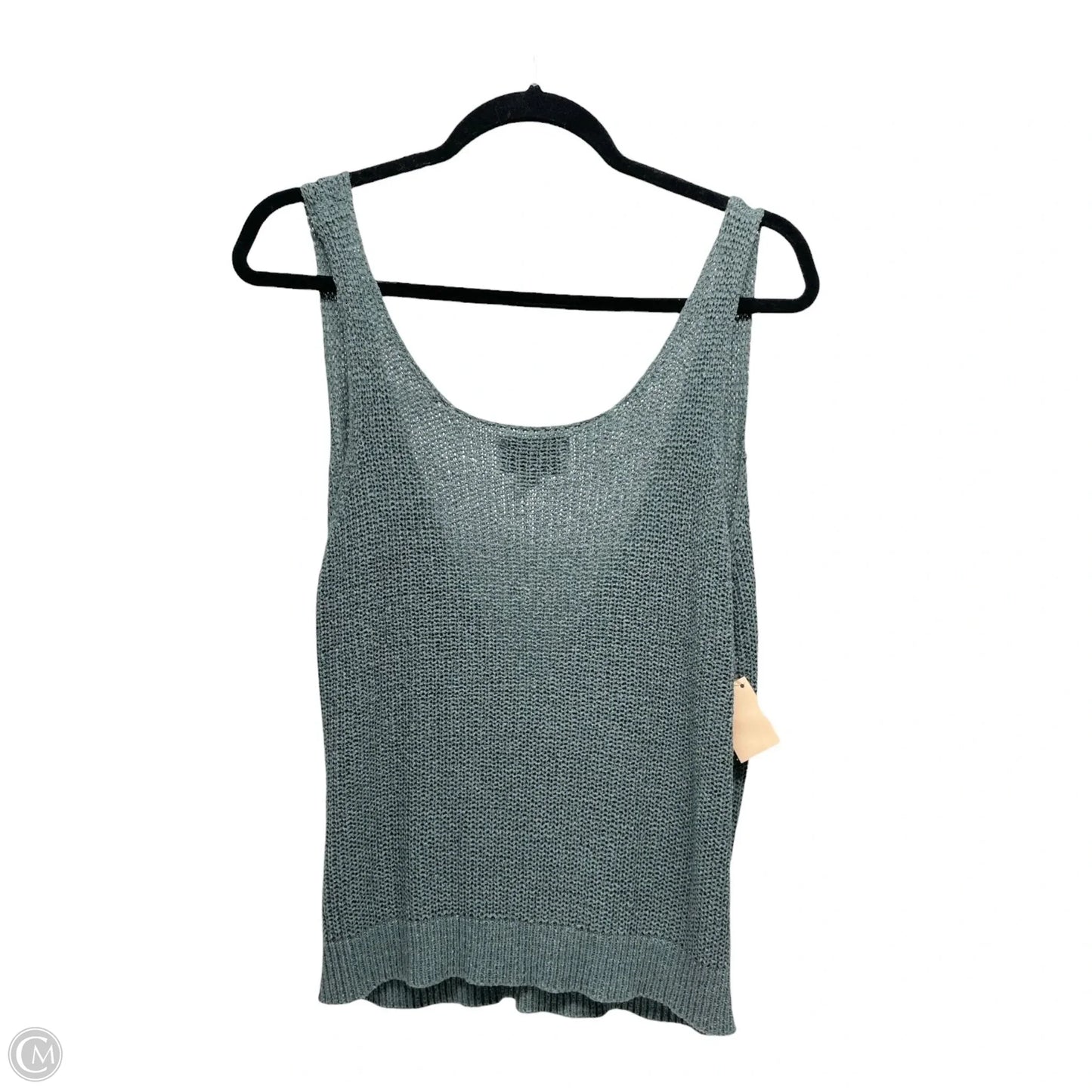 Top Sleeveless By Clothes Mentor In Green, Size: M
