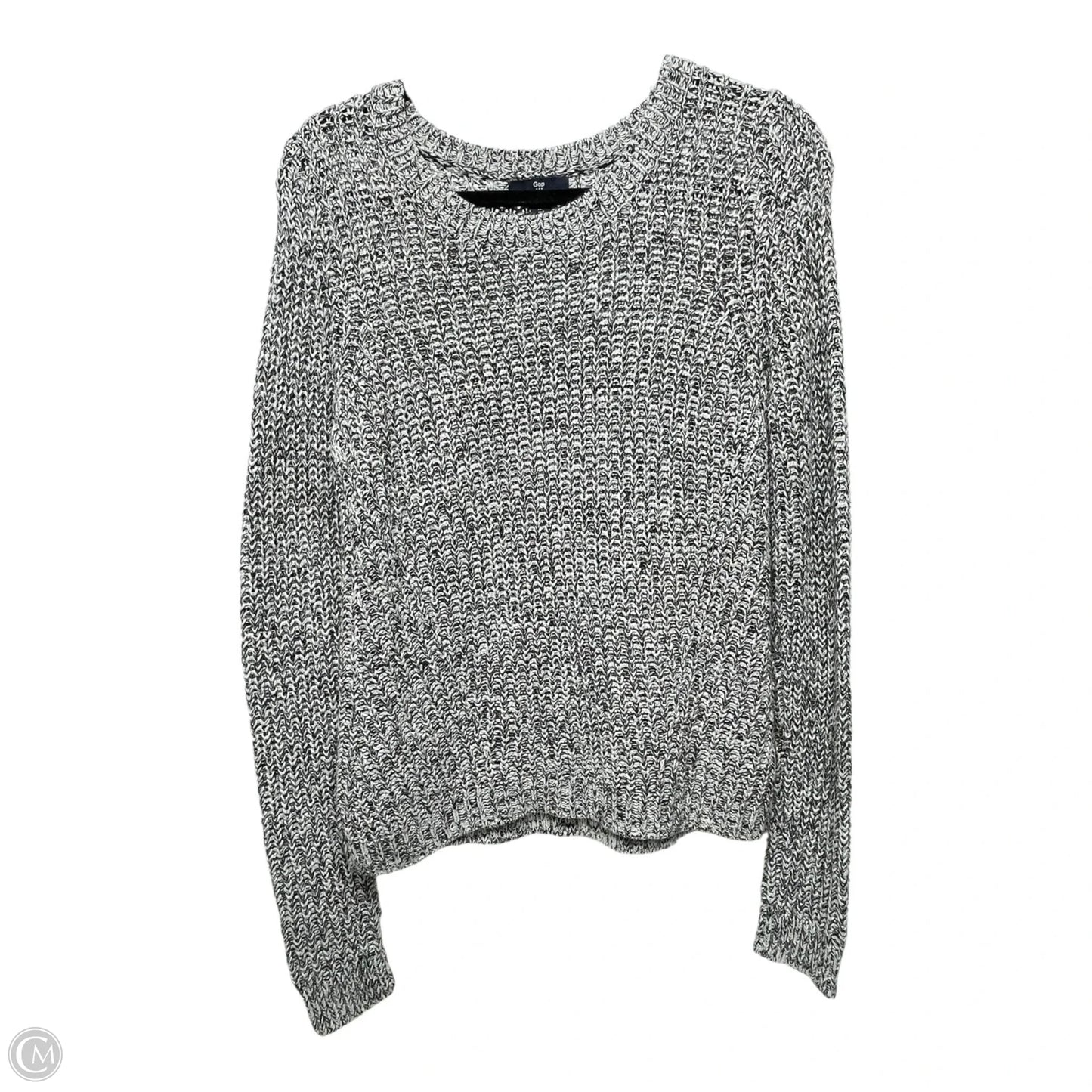 Sweater By Gap In Black & White, Size: S