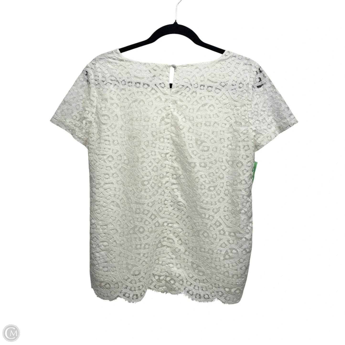 Top Short Sleeve By J. Crew In White, Size: 0