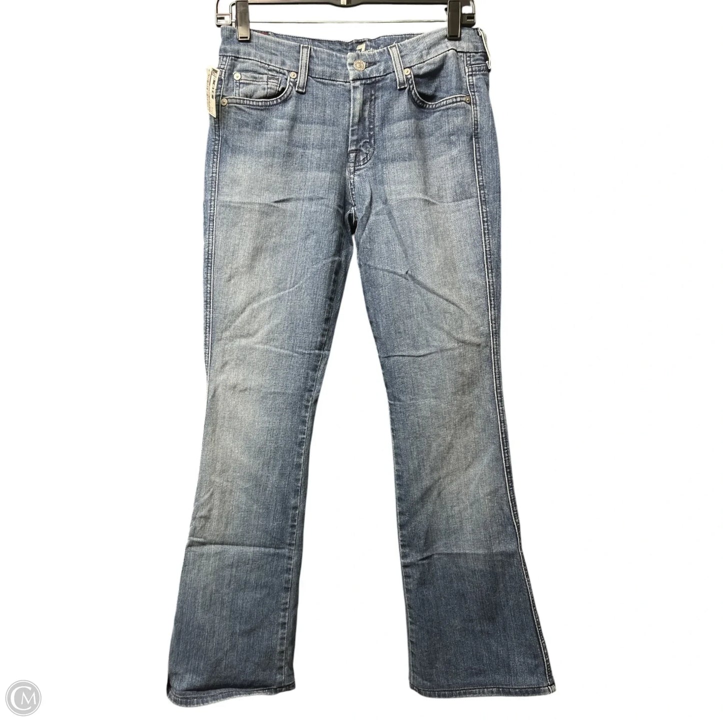 Jeans Boot Cut By 7 For All Mankind In Blue, Size: 4