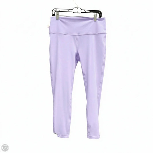 Athletic Leggings By Lululemon In Blue, Size: 12
