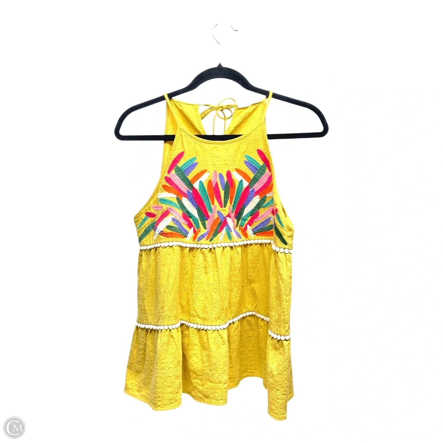 Top Sleeveless By Thml In Pink & White, Size: S