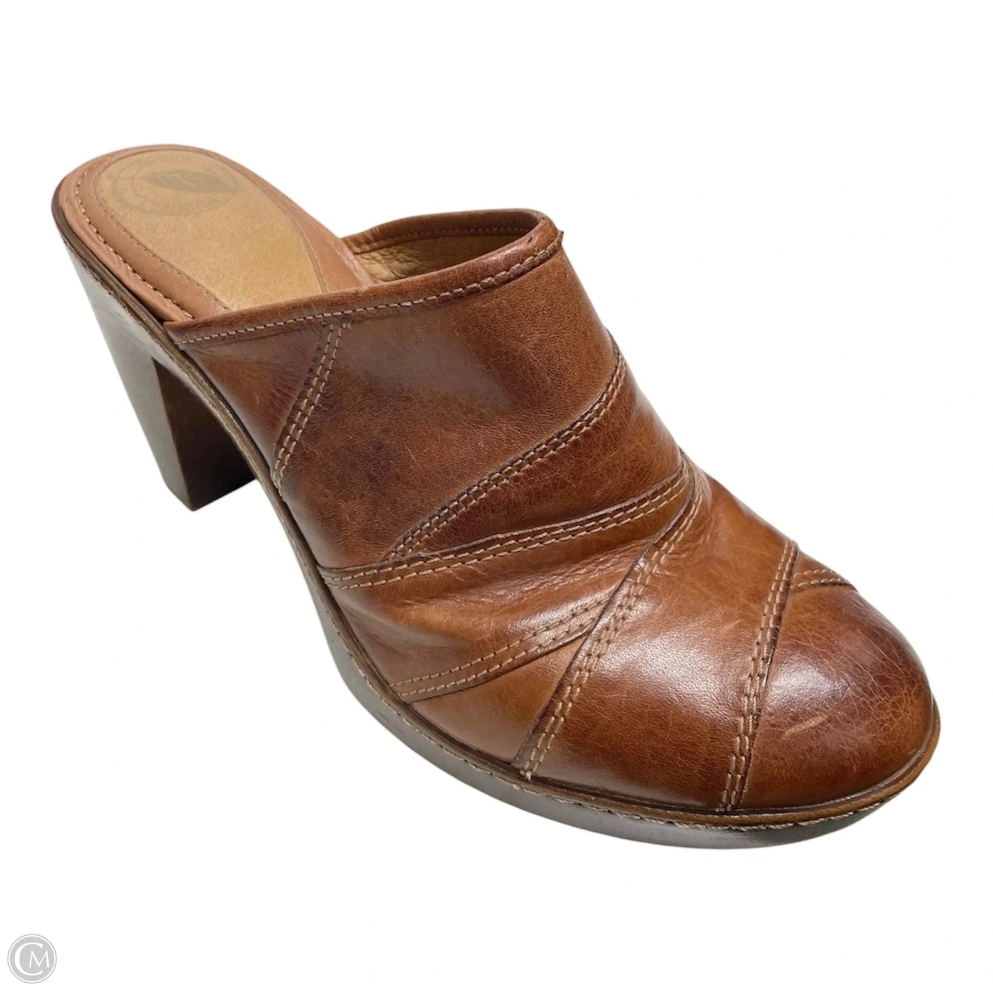 Shoes Heels Block By Nurture In Brown, Size: 8.5