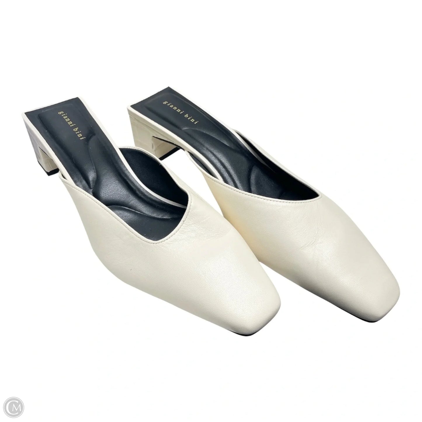 Shoes Heels Block By Gianni Bini In White, Size: 8.5