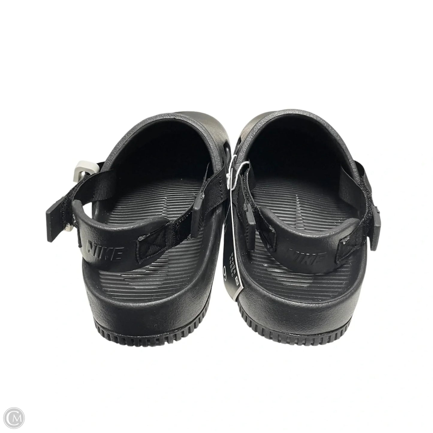 Sandals Flats By Nike In Black, Size: 9