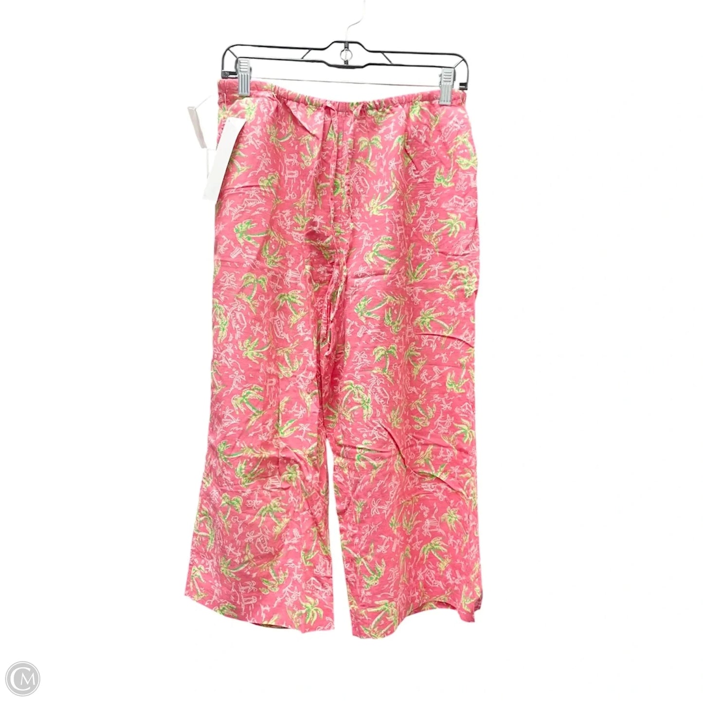 Pants Cropped By Lilly Pulitzer In Green & Orange, Size: M