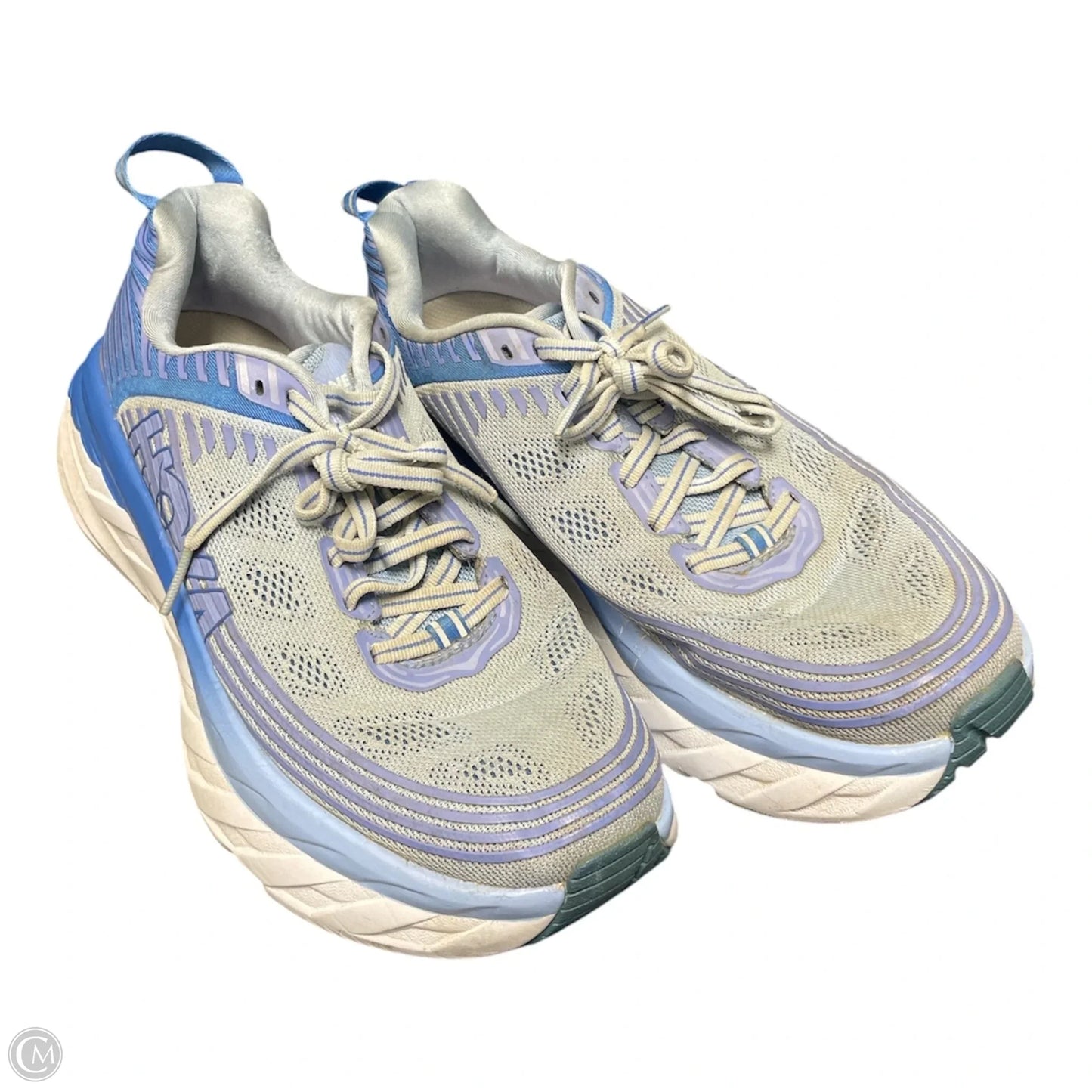 Shoes Athletic By Hoka In Blue & White, Size: 7