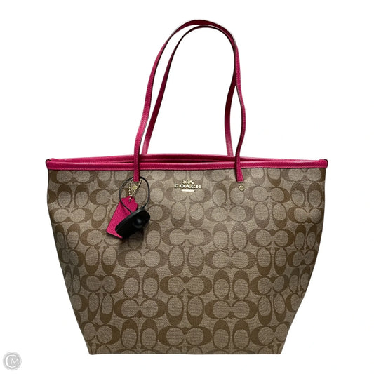 Tote Designer By Coach, Size: Large