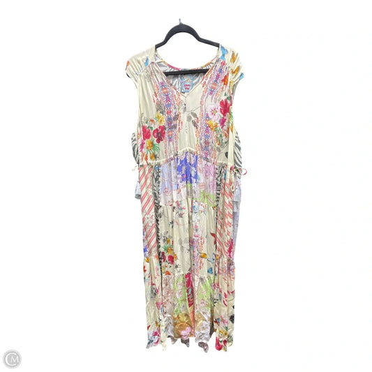 Dress Designer By Johnny Was In Multi-colored, Size: Xl