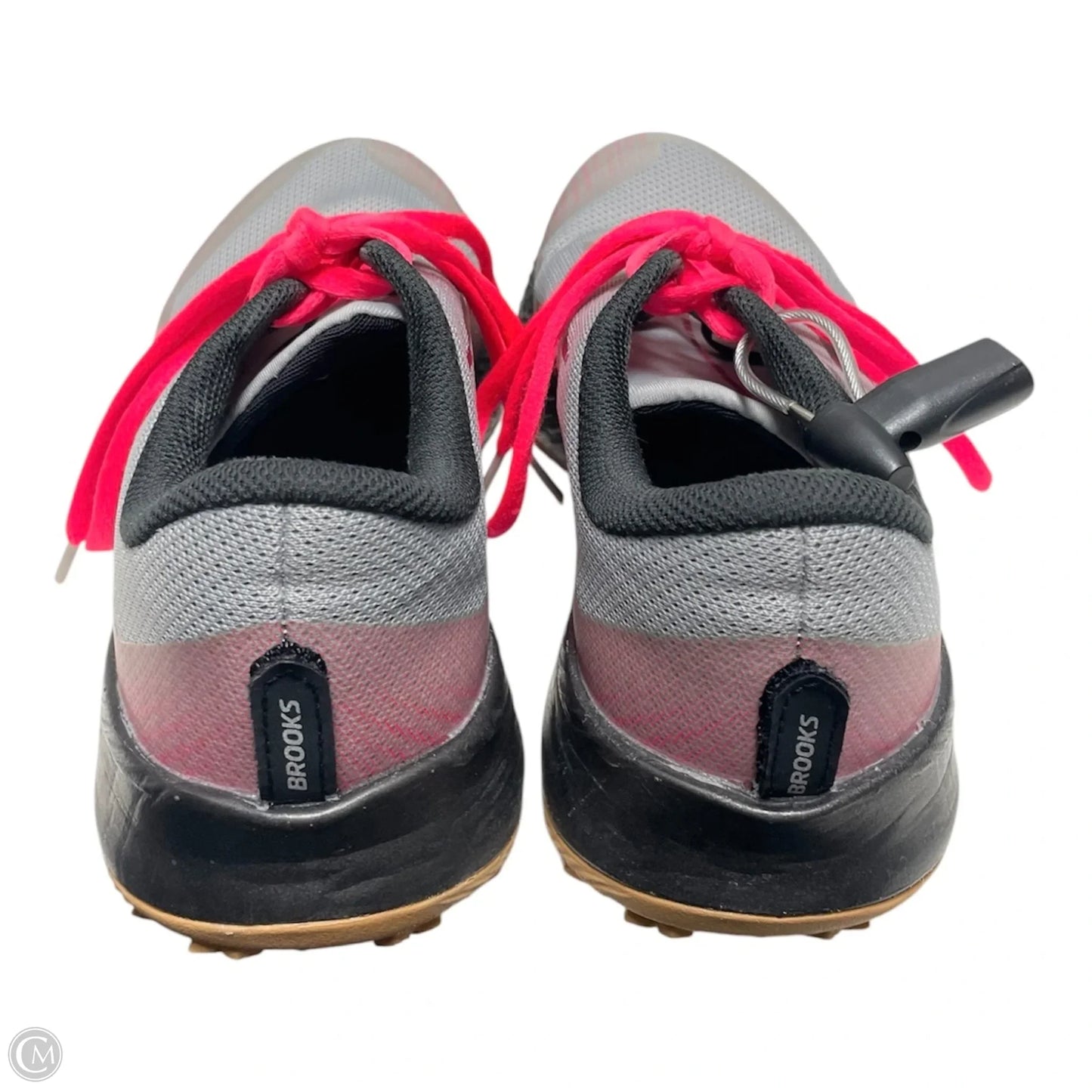Shoes Athletic By Brooks In Grey & Pink, Size: 8