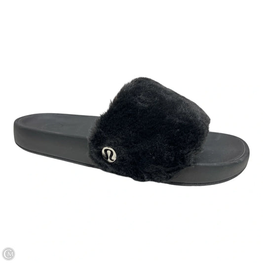 Sandals Flats By Lululemon In Black, Size: 8