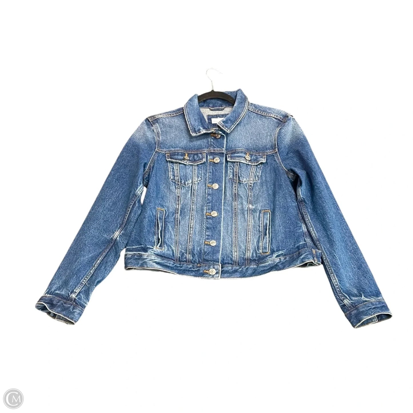 Jacket Denim By Loft In Blue, Size: M