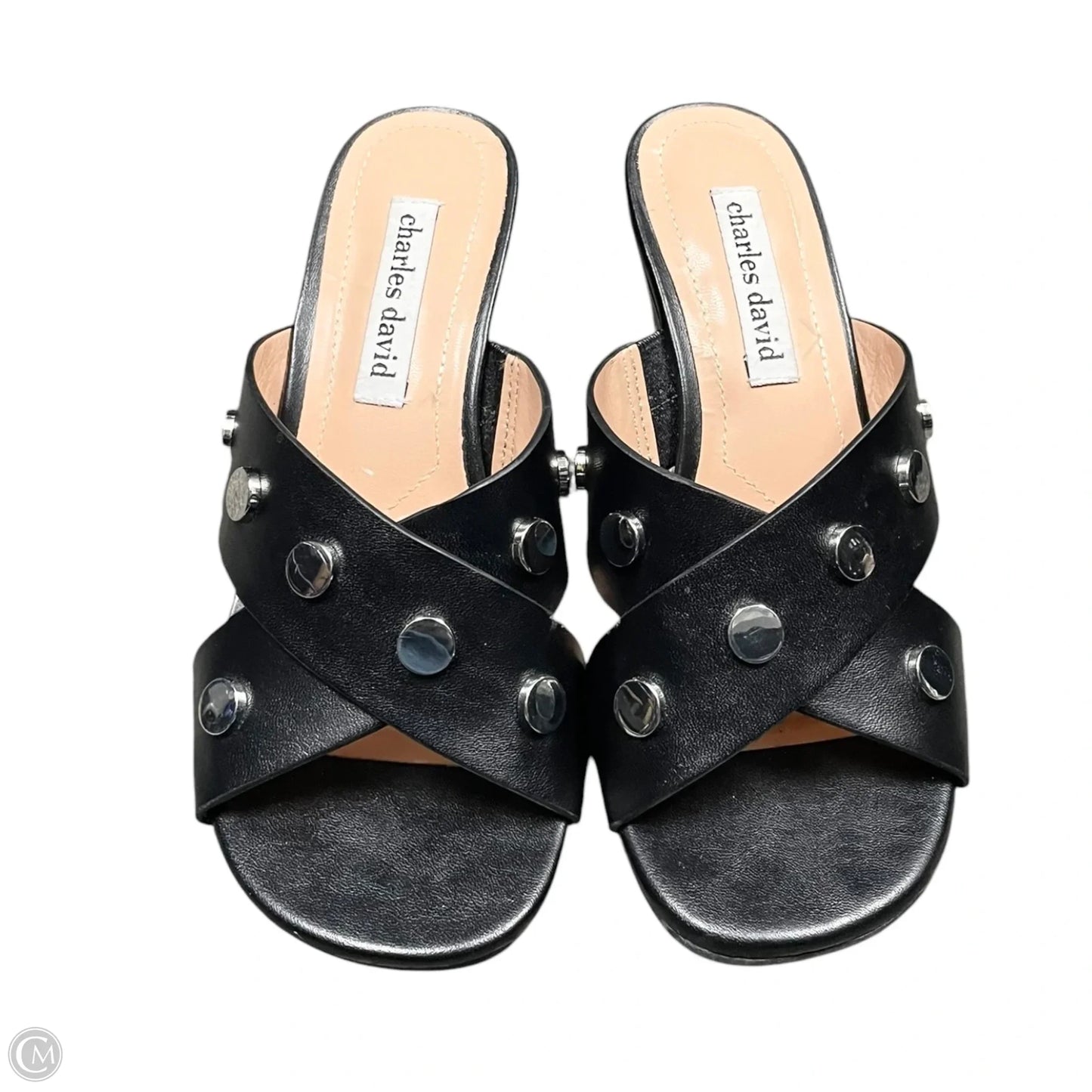 Shoes Heels Wedge By Charles David In Black, Size: 5.5