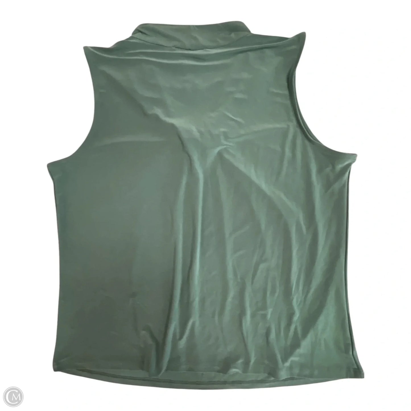 Top Sleeveless By Kasper In Green, Size: Xl