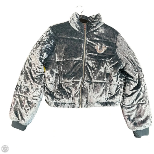 Jacket Puffer & Quilted By True Religion In Blue, Size: M