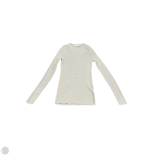 Top Long Sleeve By Rd Style In Silver, Size: M