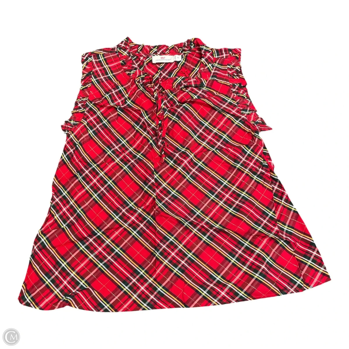 Top Sleeveless By Vineyard Vines In Red, Size: Xs