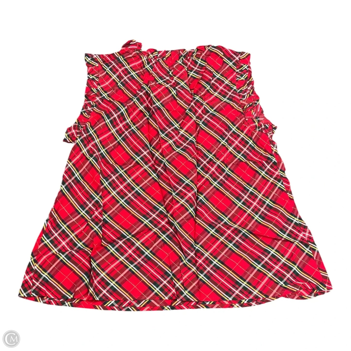 Top Sleeveless By Vineyard Vines In Red, Size: Xs