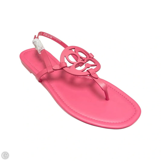 Sandals Designer By Coach In Pink, Size: 9