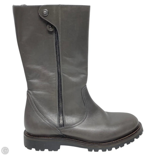 Boots Designer By Max Mara In Brown, Size: 6.5