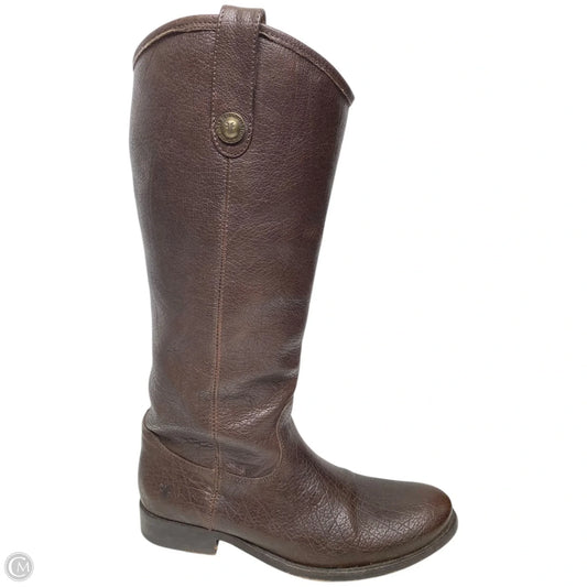 Boots Designer By Frye In Brown, Size: 11