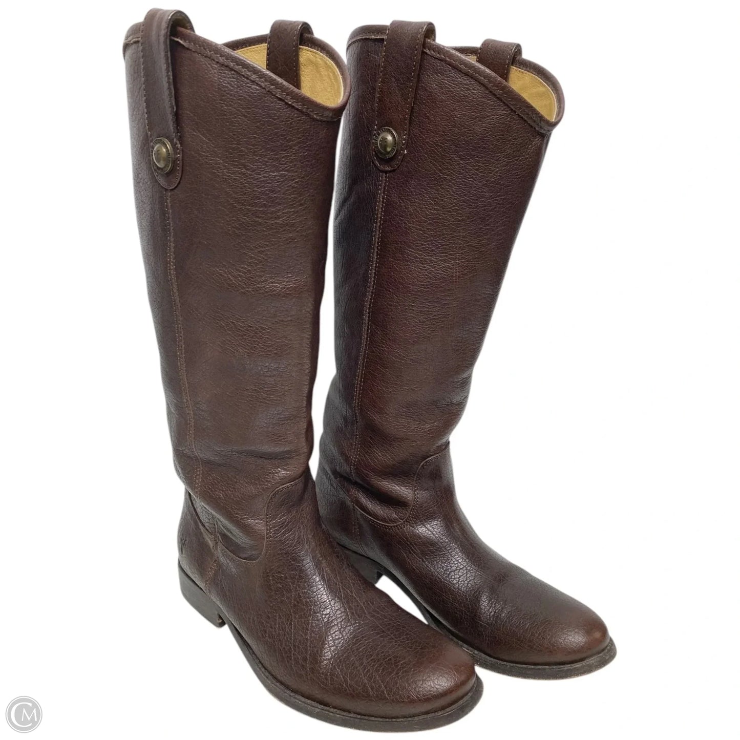 Boots Designer By Frye In Brown, Size: 11