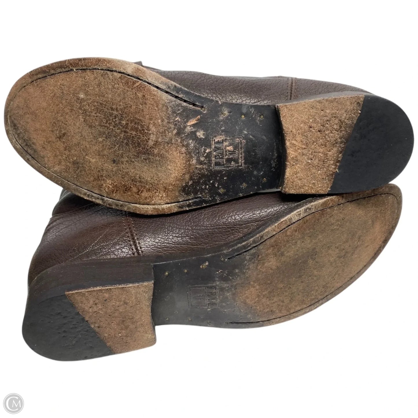 Boots Designer By Frye In Brown, Size: 11