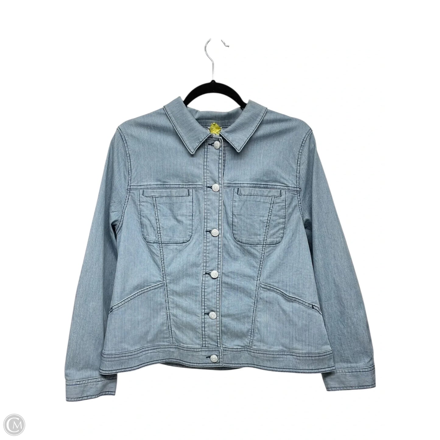 Jacket Denim By Cabi In Blue, Size: Xl
