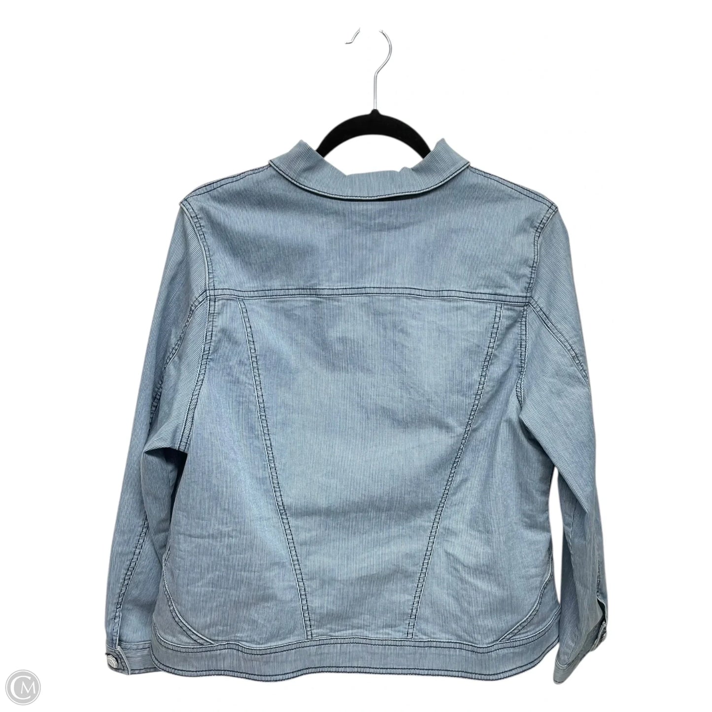 Jacket Denim By Cabi In Blue, Size: Xl