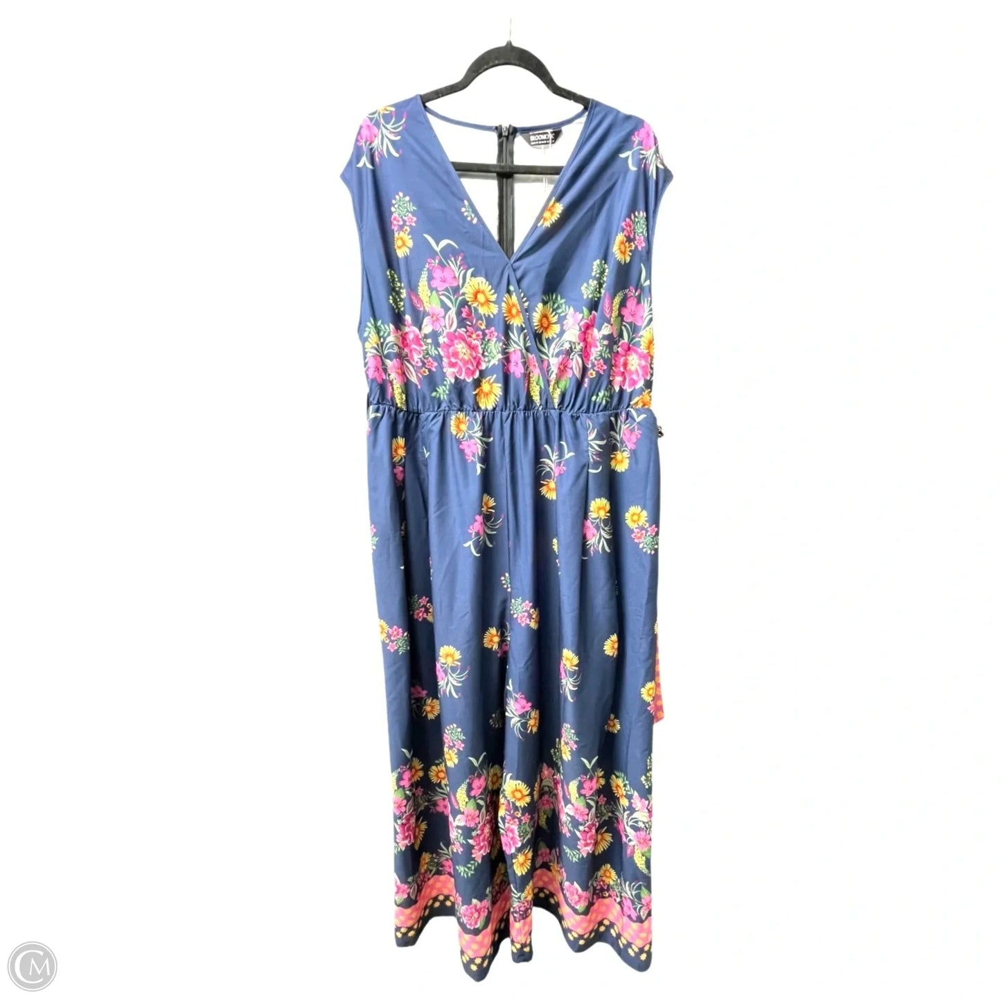 Jumpsuit By Bloomchick In Floral Print, Size: 1x