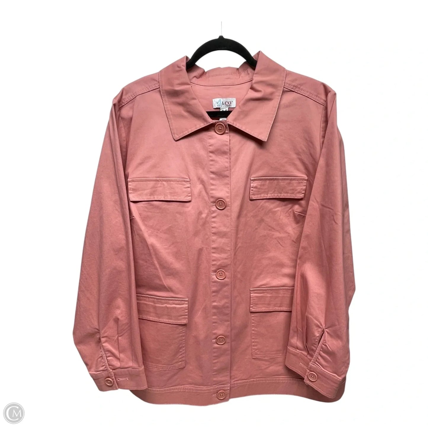 Jacket Other By D&CO In Pink, Size: 2x