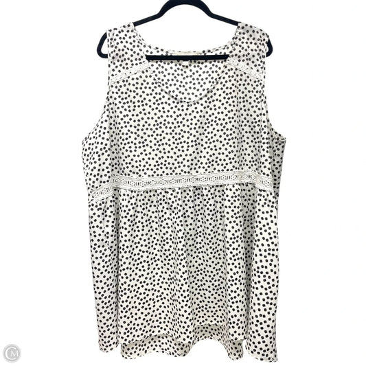 Top Sleeveless By Suzanne Betro In Floral Print, Size: 3x