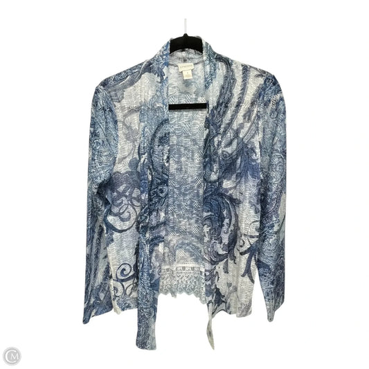 Cardigan By Chicos In Blue, Size: M