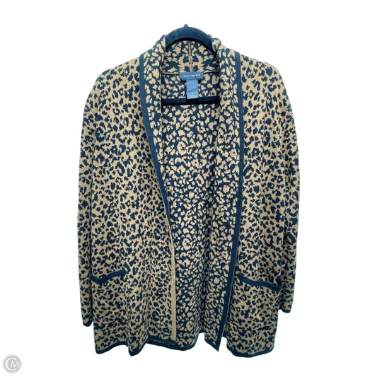 Cardigan By Investments In Animal Print, Size: S