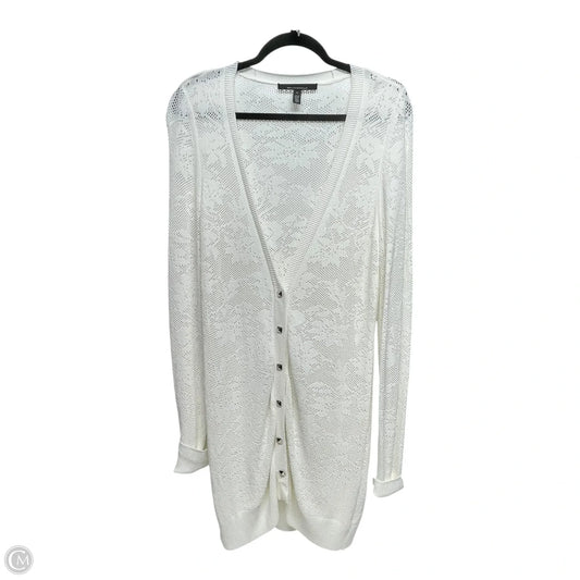 Cardigan By White House Black Market In White, Size: L