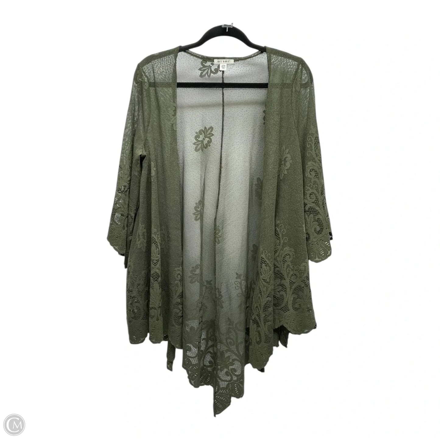 Cardigan By Mi Ami In Green, Size: M