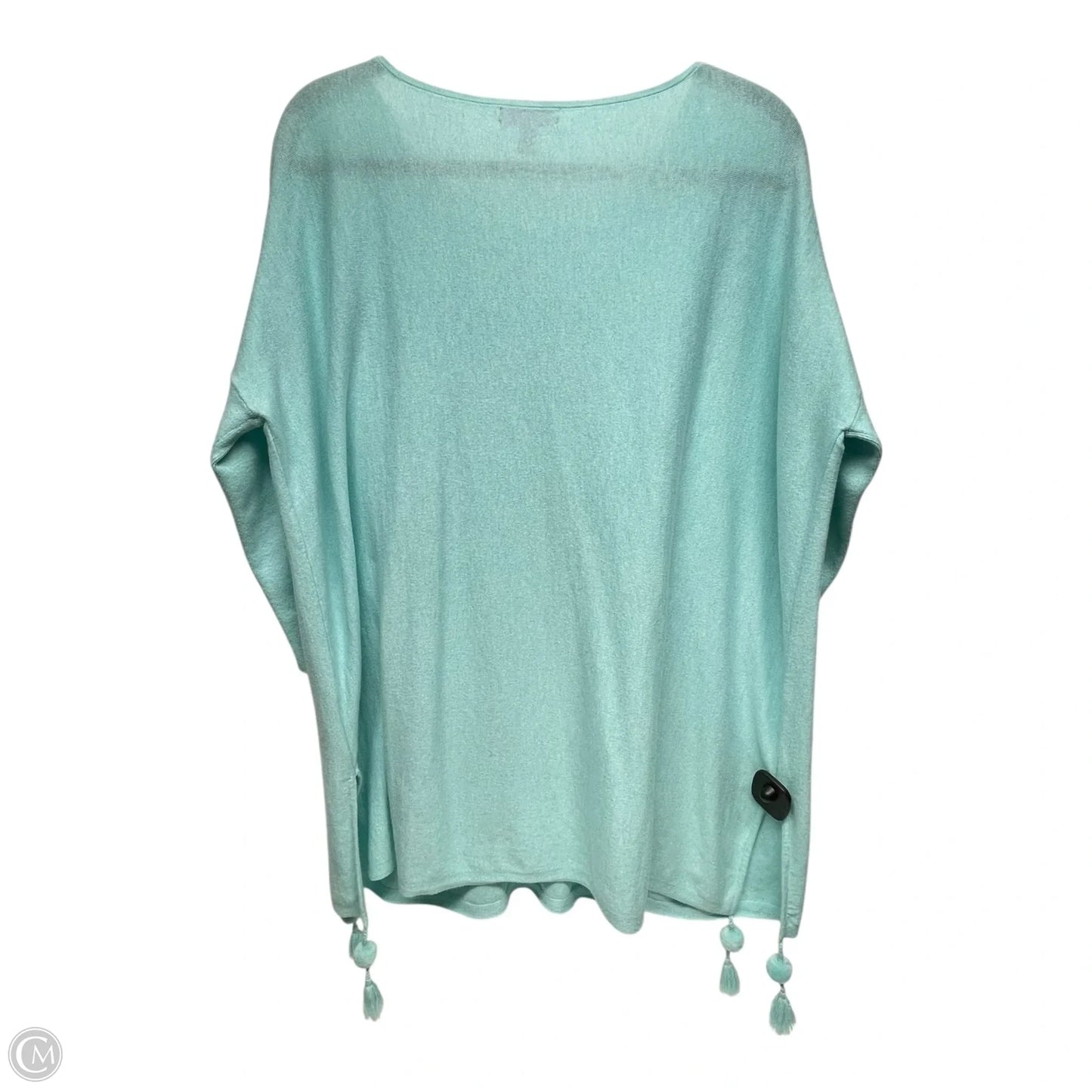 Top 3/4 Sleeve Designer By Lilly Pulitzer In Blue, Size: M