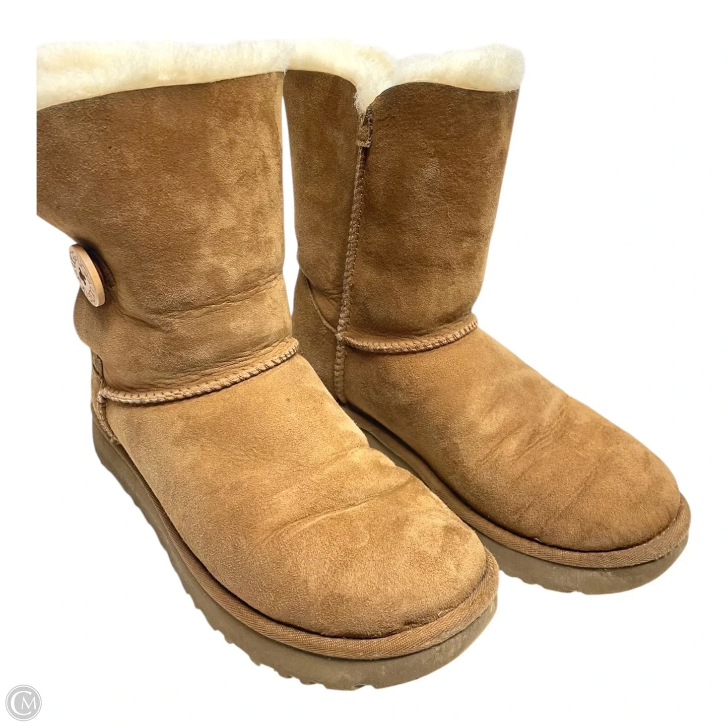 Boots Designer By Ugg In Tan, Size: 8
