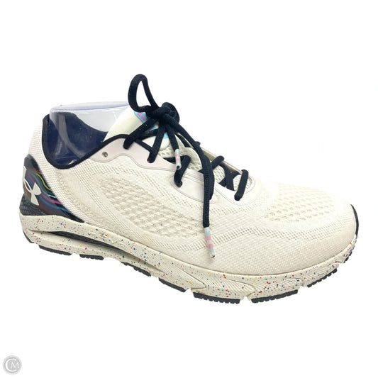Shoes Sneakers By Under Armour In Black & White, Size: 10.5