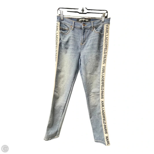 Jeans Designer By Karl Lagerfeld In Blue, Size: 8