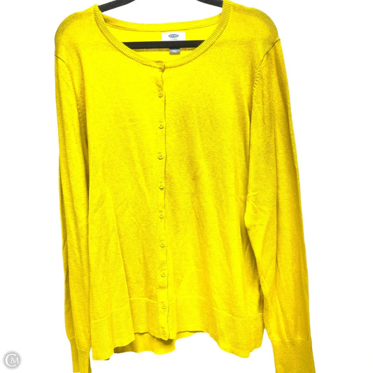 Cardigan By Old Navy In Yellow, Size: Xl