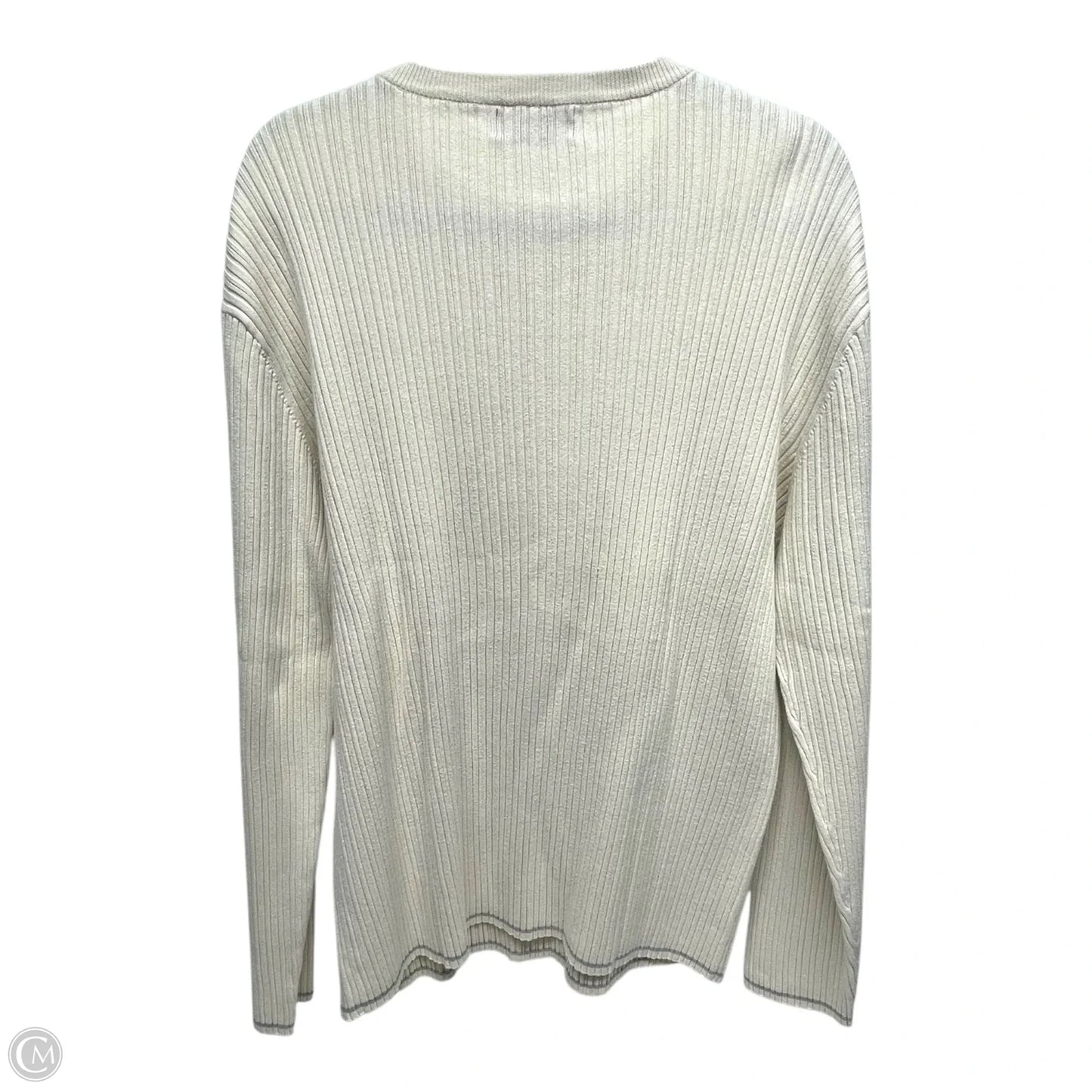 Sweater By Express In White, Size: L