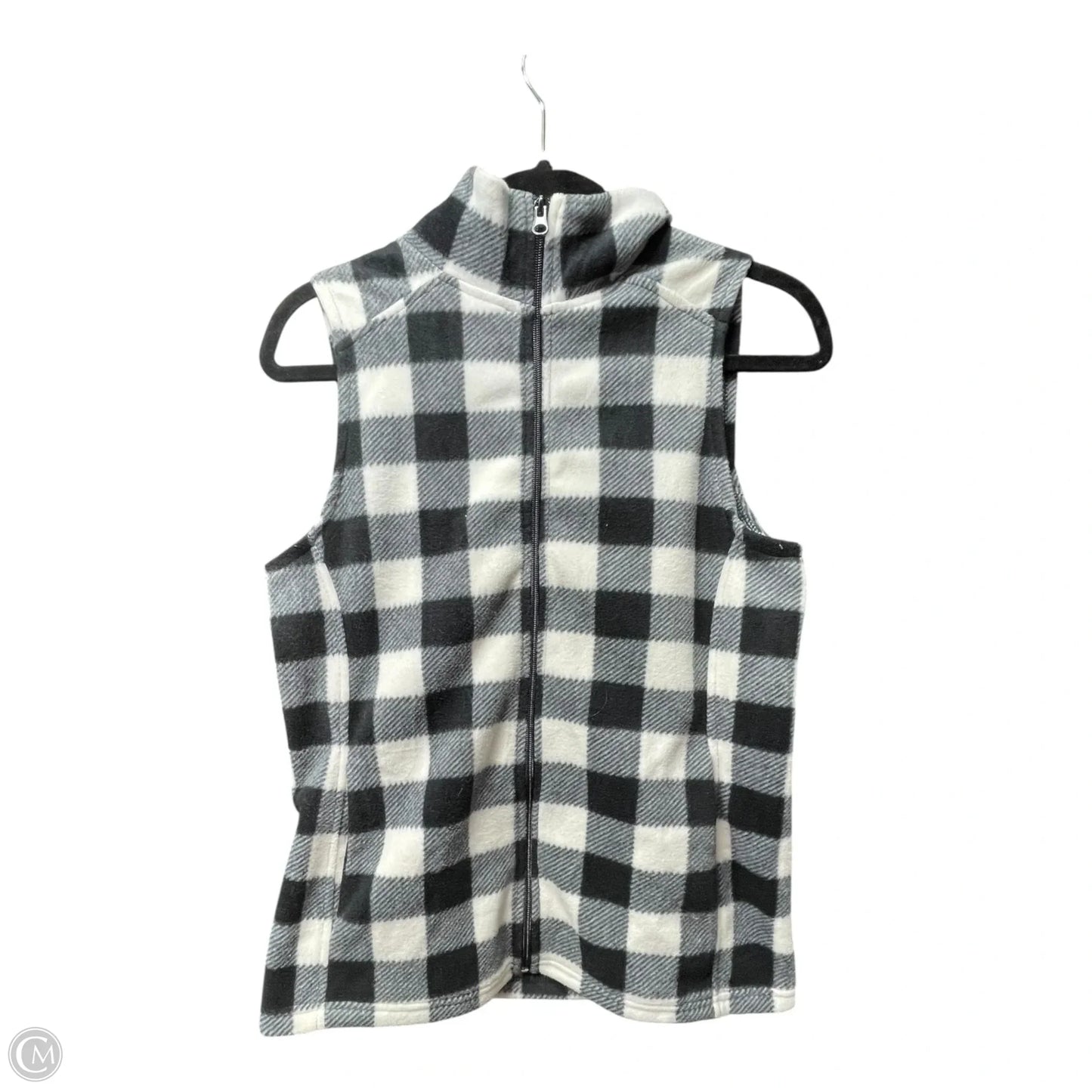 Vest Sweater By Dip In Plaid Pattern, Size: S