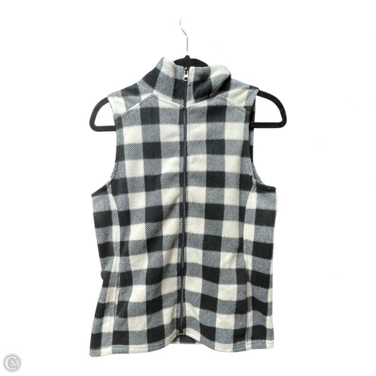 Vest Sweater By Dip In Plaid Pattern, Size: S