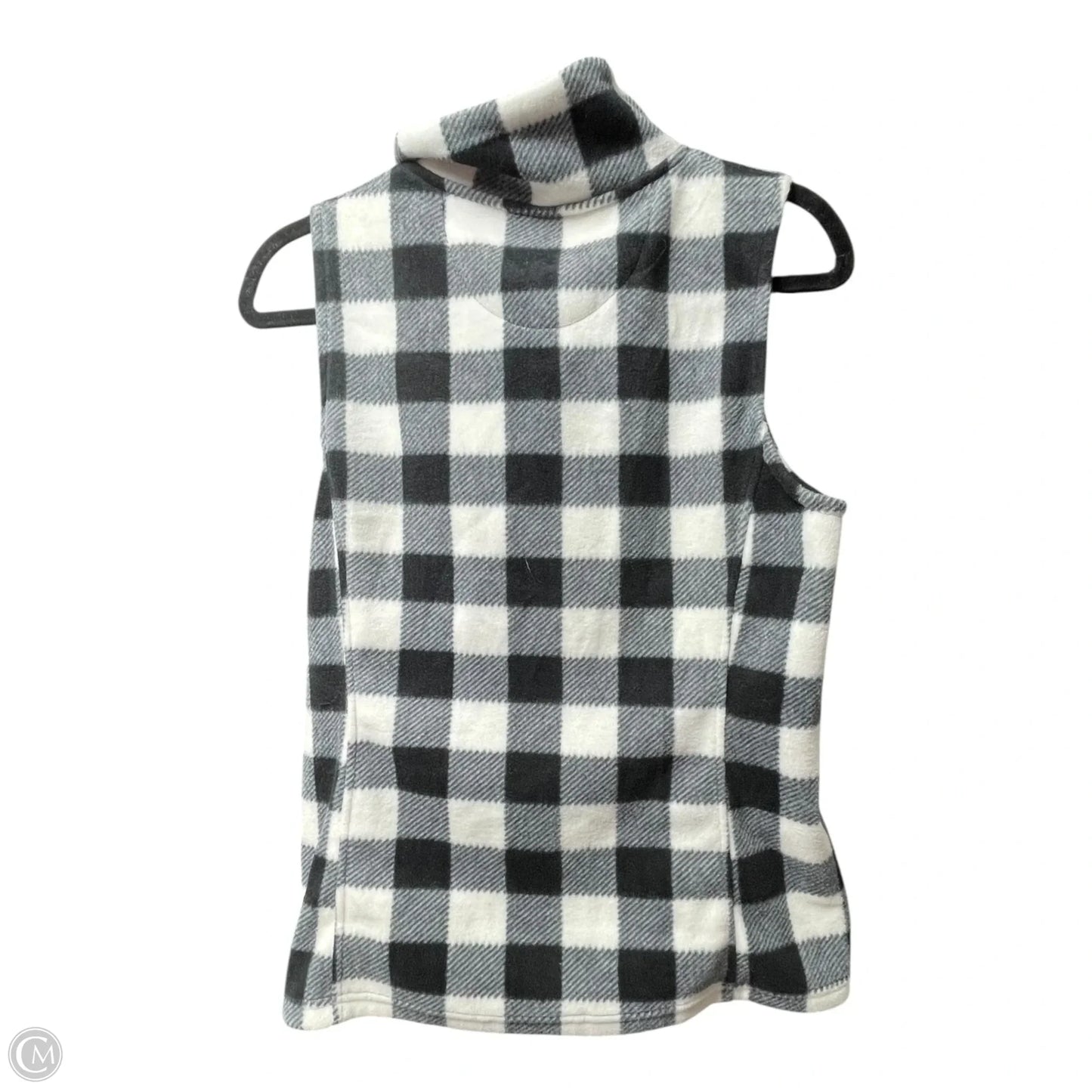 Vest Sweater By Dip In Plaid Pattern, Size: S