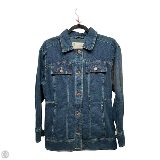 Jacket Denim By Pilcro In Blue, Size: Xs