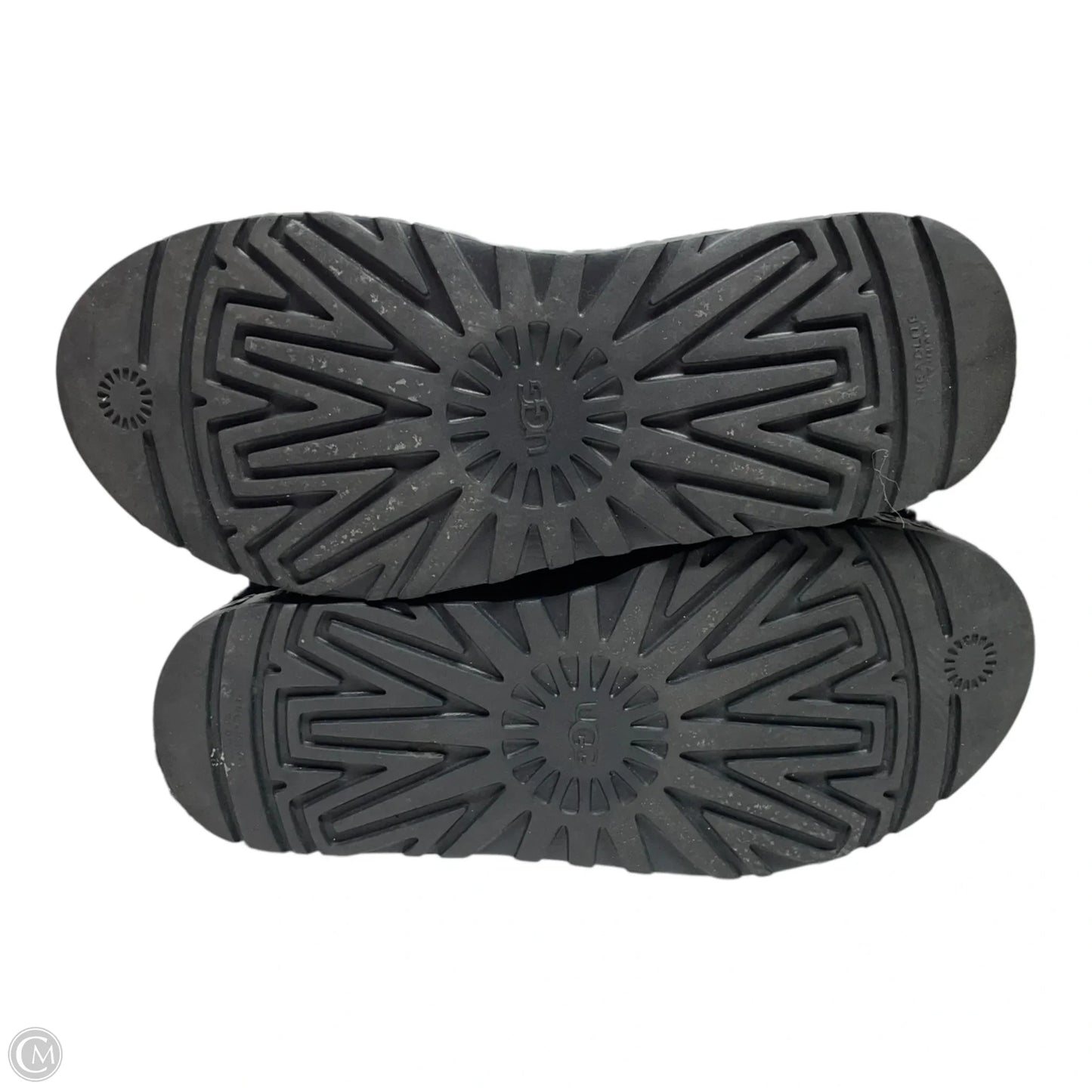 Sandals Designer By Ugg In Black & White, Size: 8
