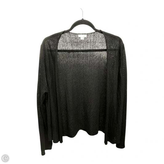 Sweater Cardigan By J. Jill In Black, Size: M