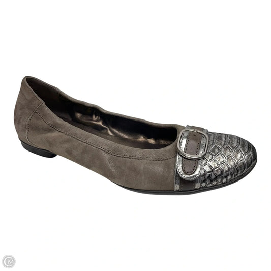 Shoes Flats By Agl In Brown, Size: 8.5