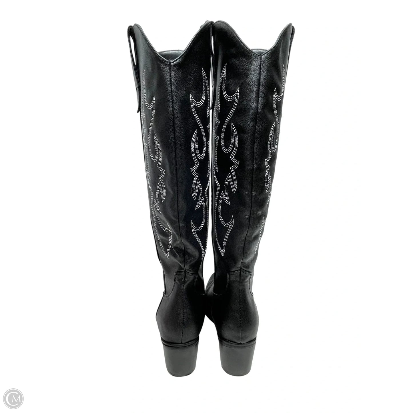 Boots Western By Clothes Mentor In Black, Size: 8.5
